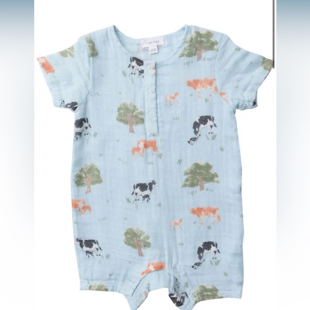 Angel Dear Cows Shortall Muslin